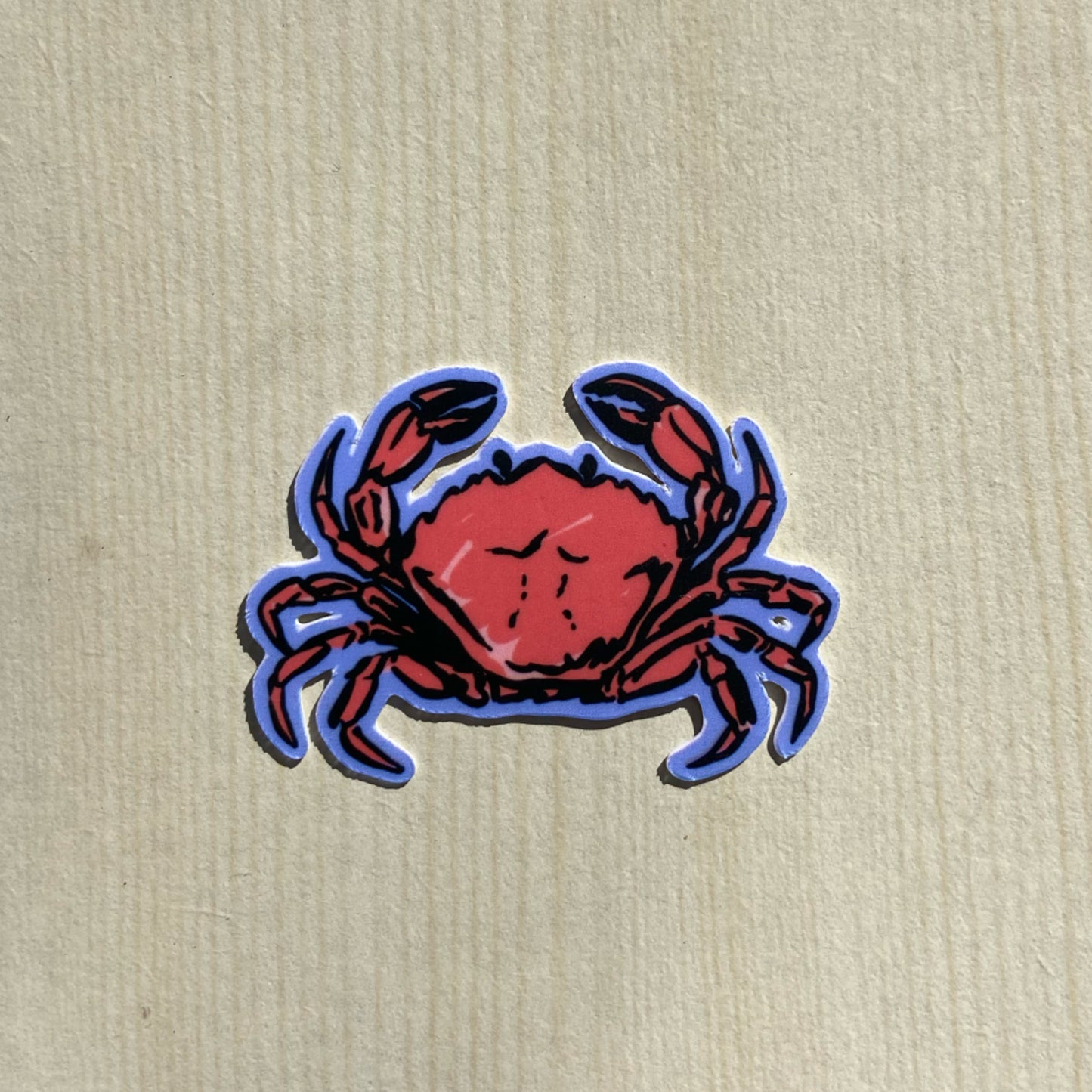Crab Vinyl Sticker