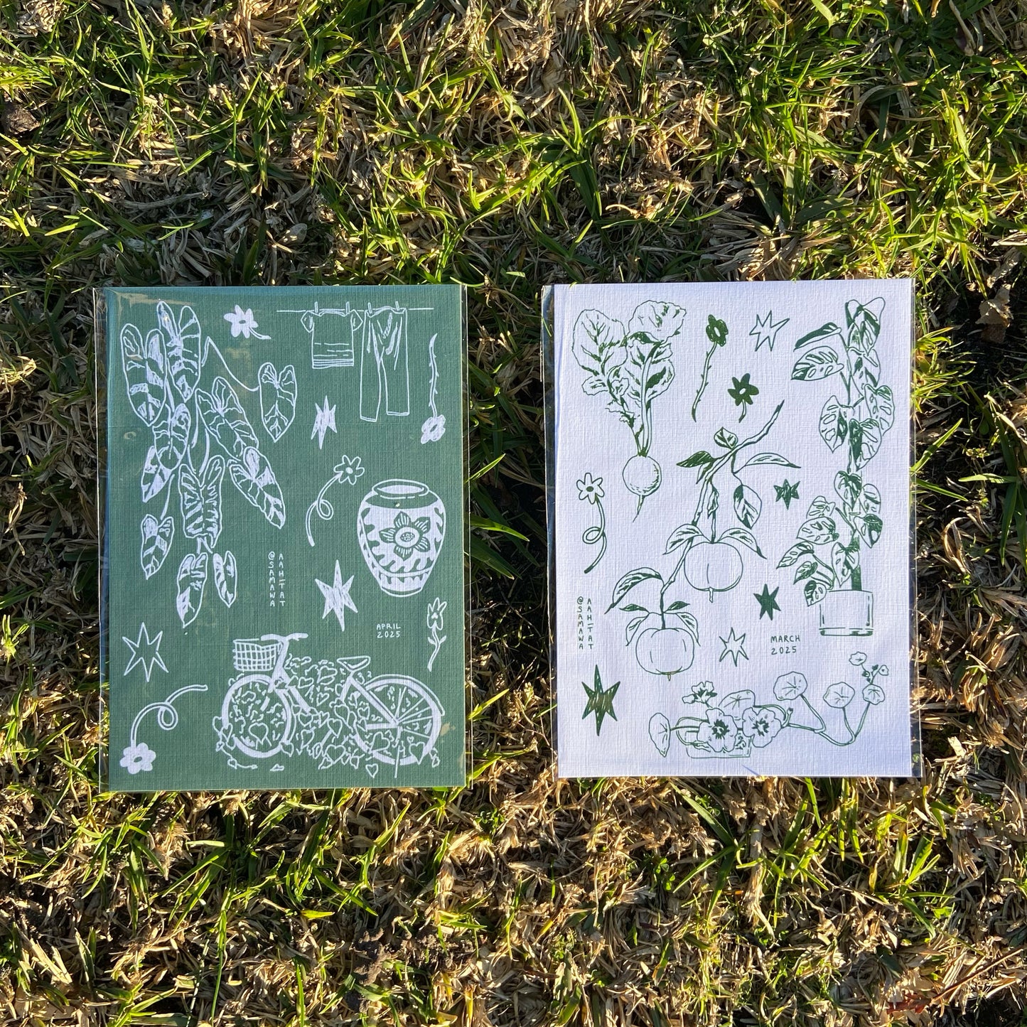 A6 Plant Print