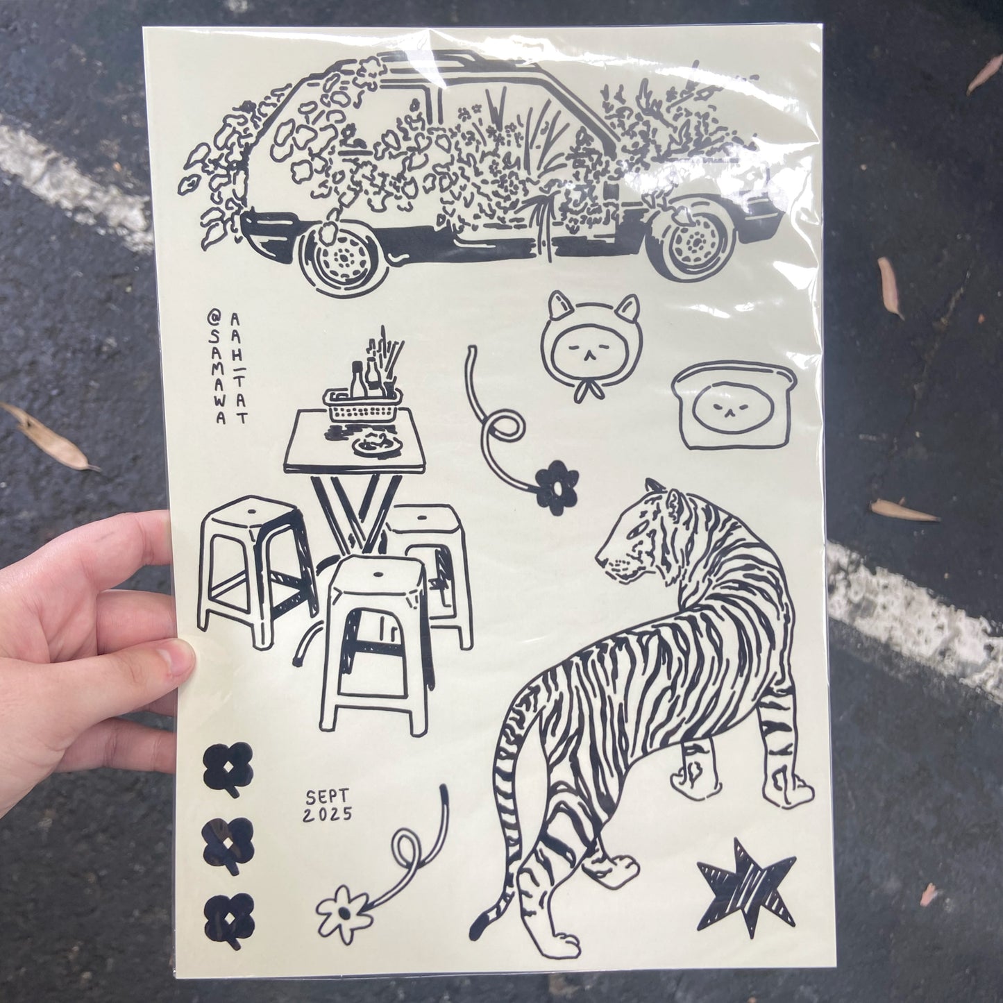A4 Intriguing Assortment Print