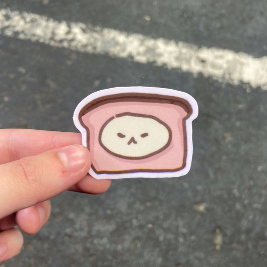 Bread Cat Vinyl Sticker
