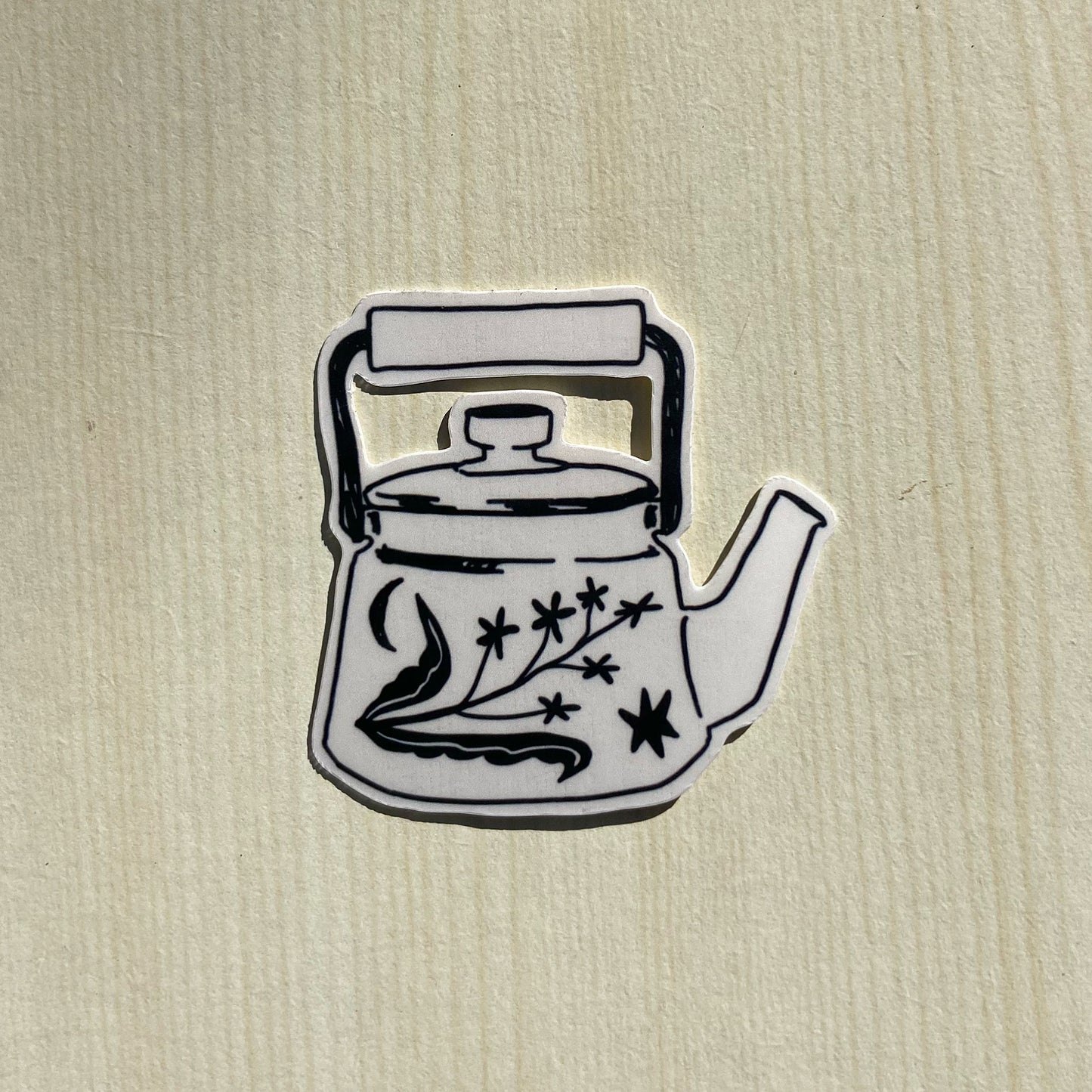 Teapot Vinyl Sticker