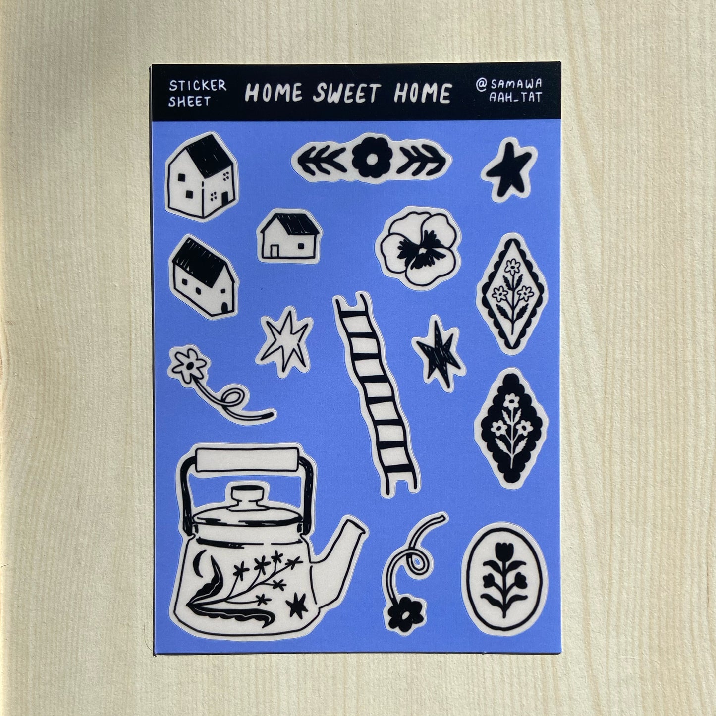 Home Sweet Home Vinyl Sticker Sheet
