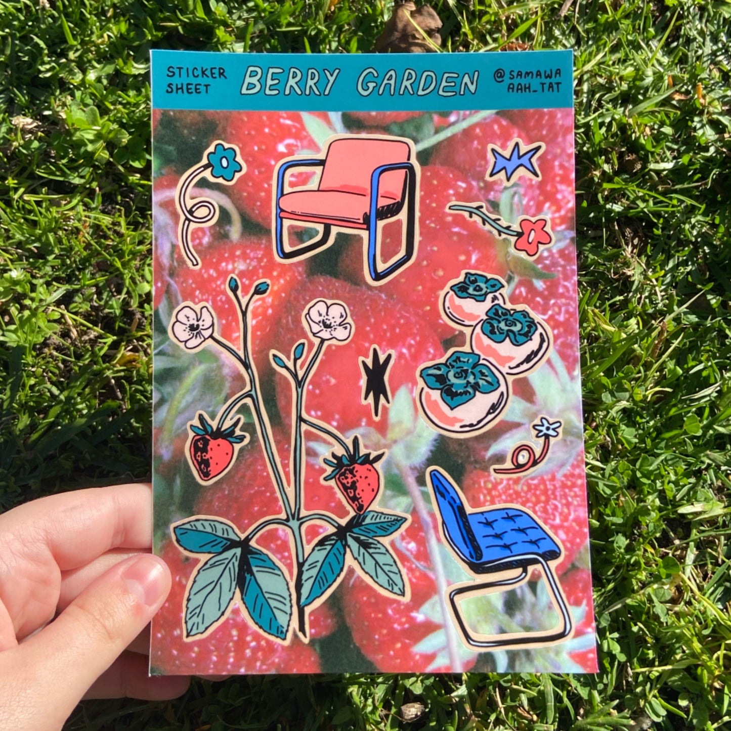 Berry Garden Vinyl Sticker Sheet