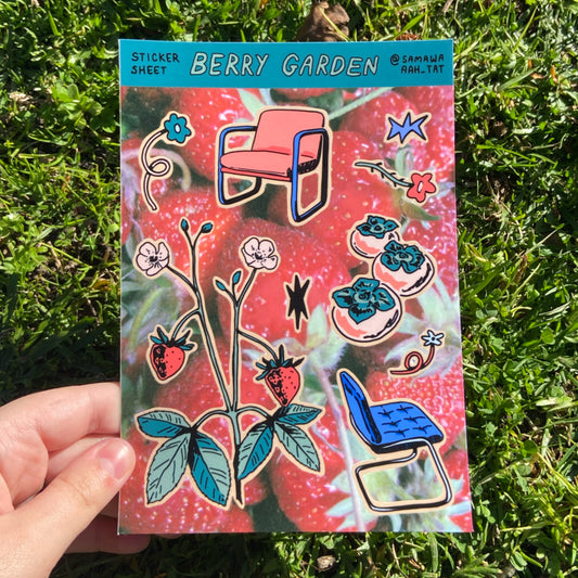 Berry Garden Vinyl Sticker Sheet