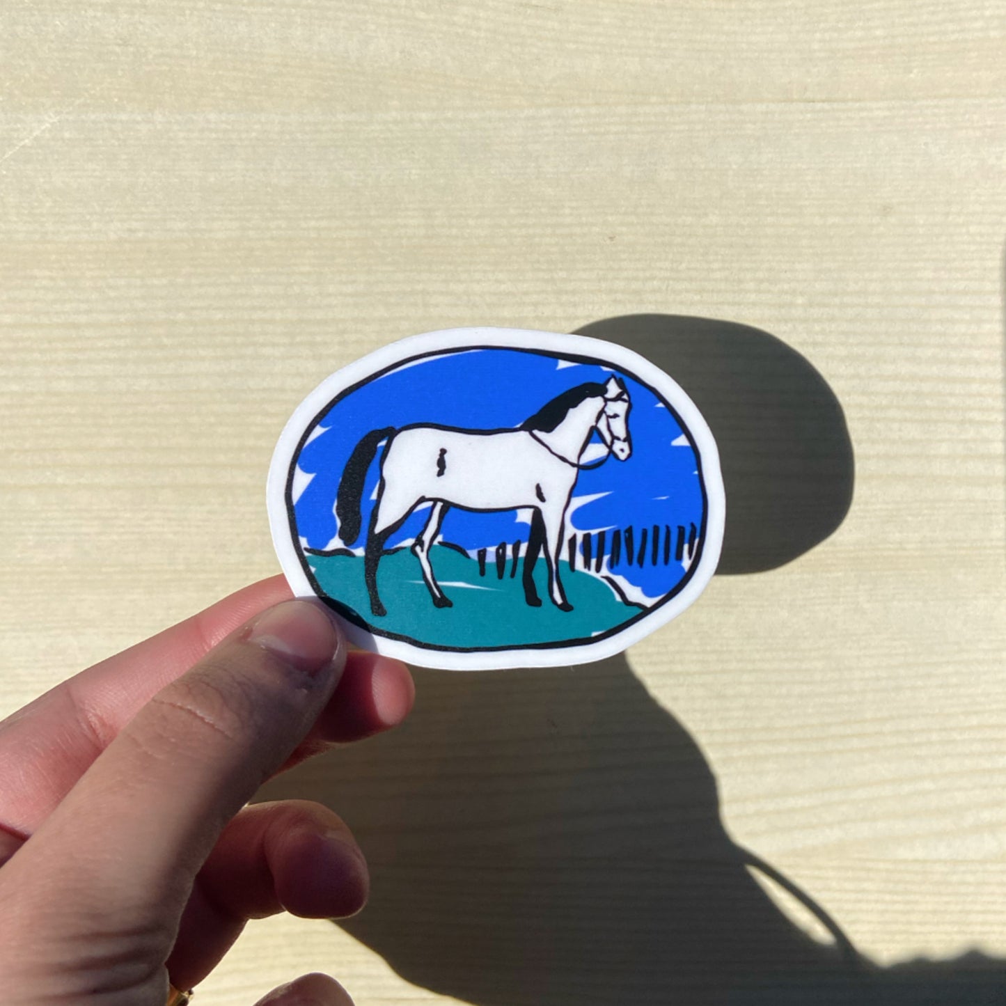 Horse Vinyl Sticker