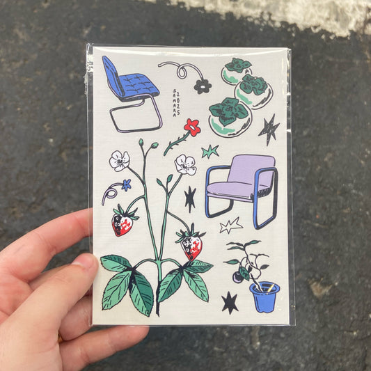 A6 Strawberry Print