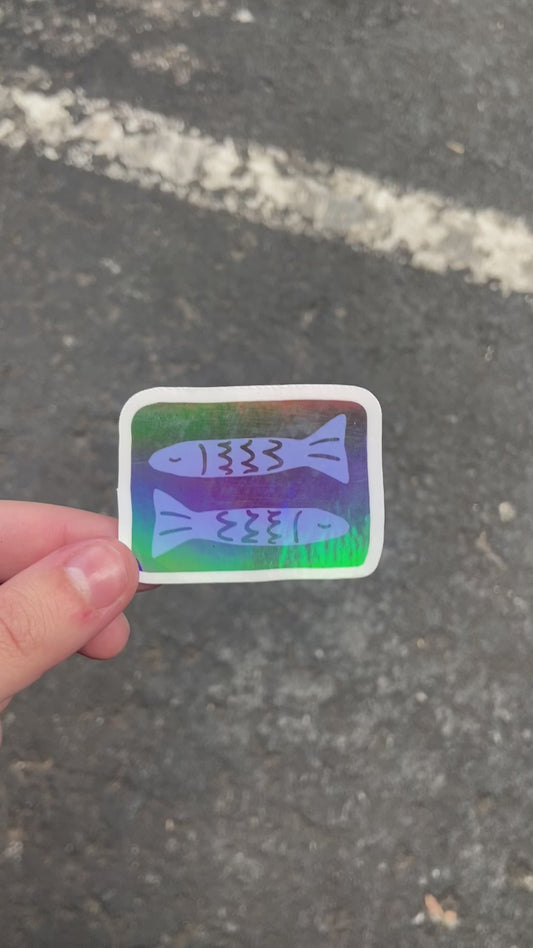 🌟Holographic🌟 Fish Vinyl Sticker